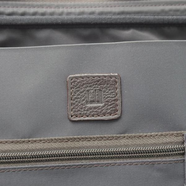 極上★(英)ダンヒル/dunhill【★ソフトアタッシュ/アタッシュケース】茶×黒/メンズ ビジネス バッグ★N5282