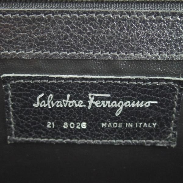 極上★(伊)サルヴァトーレ・フェラガモ/Ferragamo【★レザー ブリーフケース】黒/メンズ ビジネス バッグ/Salvatore★N5283