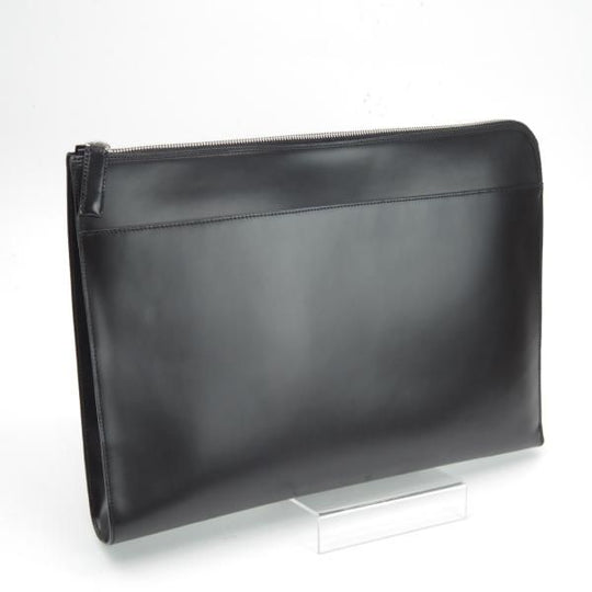 美品★(伊)サルヴァトーレ・フェラガモ/Ferragamo【★ドキュメントメース/クラッチバッグ】レザー 黒/メンズ&レディース/Salvatore★N5284