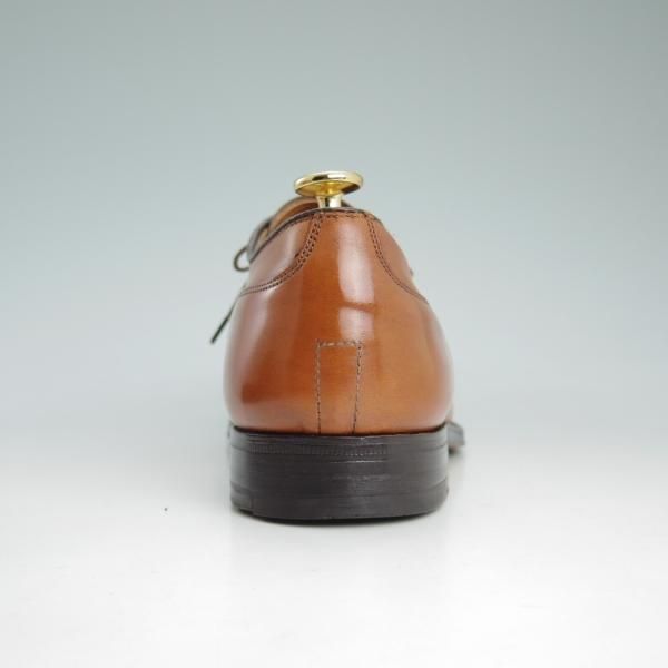 美品★オールデン 7.5E【★NST/ノルウィージャンフロント/962】アバディーンラスト/茶/スプリットトゥ/カーフ/Vチップ/Alden★d085