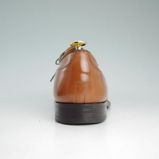 美品★オールデン 7.5E【★NST/ノルウィージャンフロント/962】アバディーンラスト/茶/スプリットトゥ/カーフ/Vチップ/Alden★d085