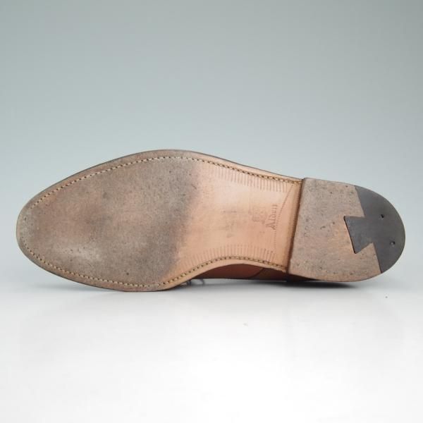 美品★オールデン 7.5E【★NST/ノルウィージャンフロント/962】アバディーンラスト/茶/スプリットトゥ/カーフ/Vチップ/Alden★d085