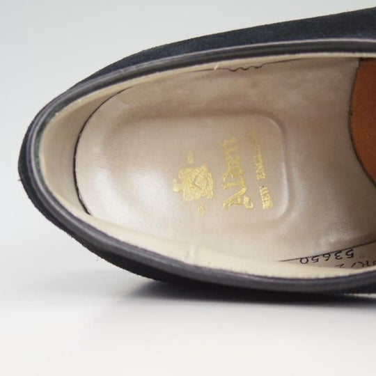 美品★オールデン 9D【貴重★タンカーOX/ミリタリーラスト/53650】スエード/黒/Uチップ/Alden★d086