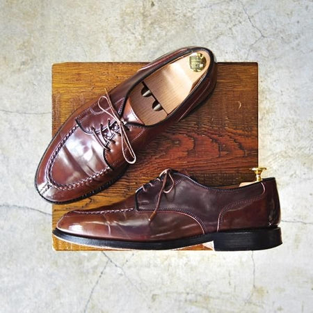 極上★(米)アレンエドモンズ 6.5E【貴重★ブラウン系コードバン/Brandywood】Uチップ/ALLEN EDMONDS★d087