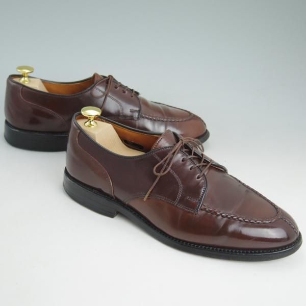 極上★(米)アレンエドモンズ 6.5E【貴重★ブラウン系コードバン/Brandywood】Uチップ/ALLEN EDMONDS★d087