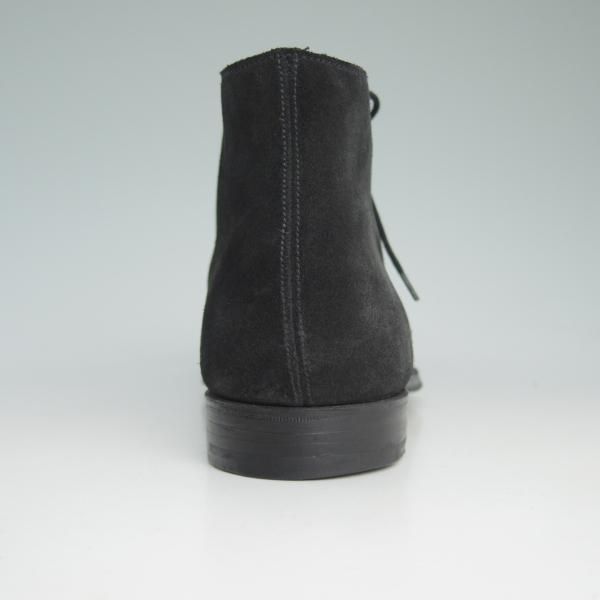 美品★クロケット&ジョーンズ 7.5E【定番★テットベリー/TETBURY/348ラスト】チャッカブーツ/スエード/黒/Crockett&Jones★d090