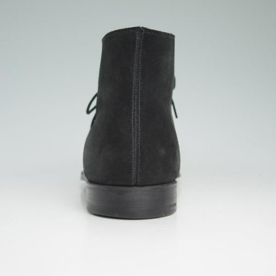 美品★クロケット&ジョーンズ 7.5E【定番★テットベリー/TETBURY/348ラスト】チャッカブーツ/スエード/黒/Crockett&Jones★d090