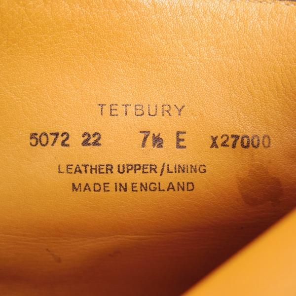 美品★クロケット&ジョーンズ 7.5E【定番★テットベリー/TETBURY/348ラスト】チャッカブーツ/スエード/黒/Crockett&Jones★d090