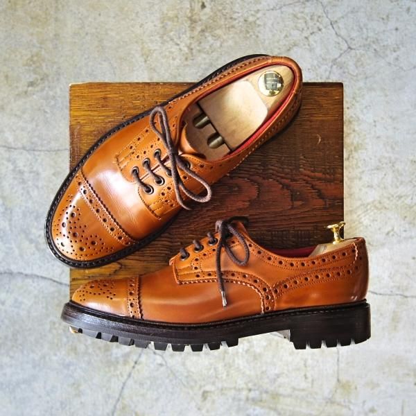 美品★トリッカーズ SIZE 7【★コムデギャルソン別注/ジュンヤワタナベ】M7047/カントリーシューズ/COMME des GARCONS/茶/Tricker's★d091