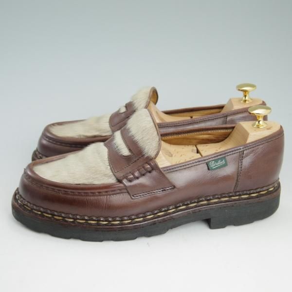 極上★パラブーツ SIZE 6.5【貴重★フォック仕様/ランス/JOURNAL STANDARD別注】ジャーナルスタンダード/カフェ/Paraboot★d093