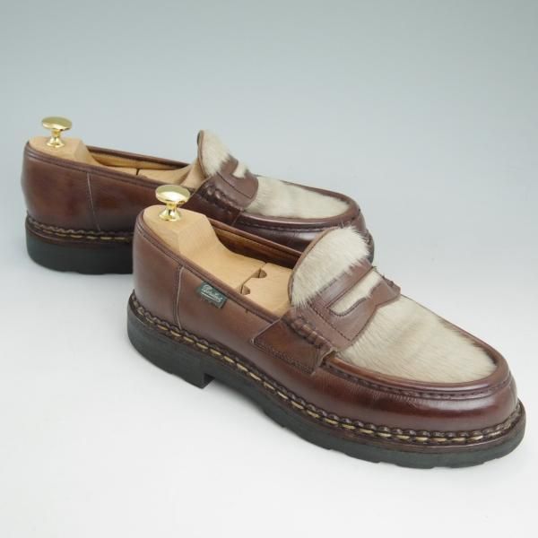 極上★パラブーツ SIZE 6.5【貴重★フォック仕様/ランス/JOURNAL STANDARD別注】ジャーナルスタンダード/カフェ/Paraboot★d093