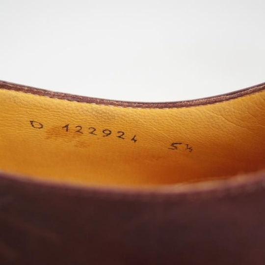 極美品★(伊)タニノクリスチー SIZE 5.5【貴重★ハンドソーンウェルテッド製法】フルブローグ/カーフ/メンズ/TANINO CRISCI★d094