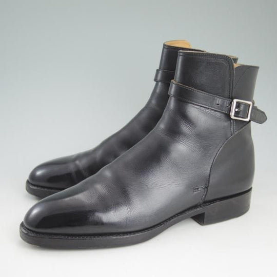 ★(英)シュナイダーブーツ UK8【定価￥172,800-★ユニオンワークス取扱/ジョッパーブーツ】52ラスト/カーフ/黒/Schnieder Boots★d099