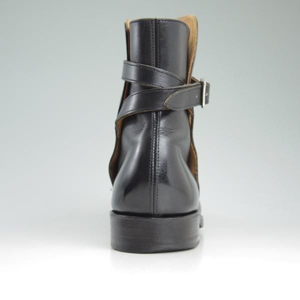 ★(英)シュナイダーブーツ UK8【定価￥172,800-★ユニオンワークス取扱/ジョッパーブーツ】52ラスト/カーフ/黒/Schnieder Boots★d099