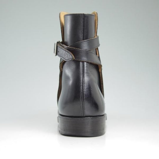 ★(英)シュナイダーブーツ UK8【定価￥172,800-★ユニオンワークス取扱/ジョッパーブーツ】52ラスト/カーフ/黒/Schnieder Boots★d099