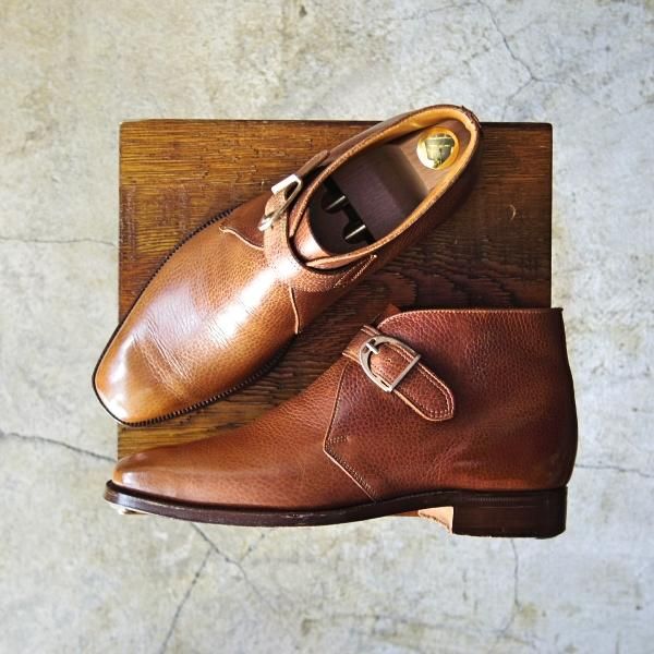 極上★クロケット&ジョーンズ 6.5E【貴重★90's/ポールスミス別注/Paul Smith】チャッカブーツ/茶/メンズ/靴/Crockett&Jones★d101