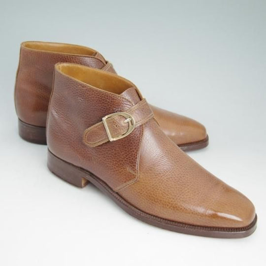 極上★クロケット&ジョーンズ 6.5E【貴重★90's/ポールスミス別注/Paul Smith】チャッカブーツ/茶/メンズ/靴/Crockett&Jones★d101