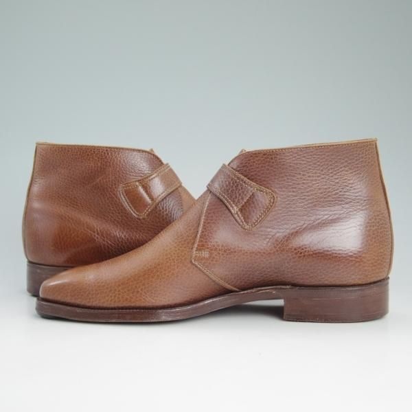 極上★クロケット&ジョーンズ 6.5E【貴重★90's/ポールスミス別注/Paul Smith】チャッカブーツ/茶/メンズ/靴/Crockett&Jones★d101