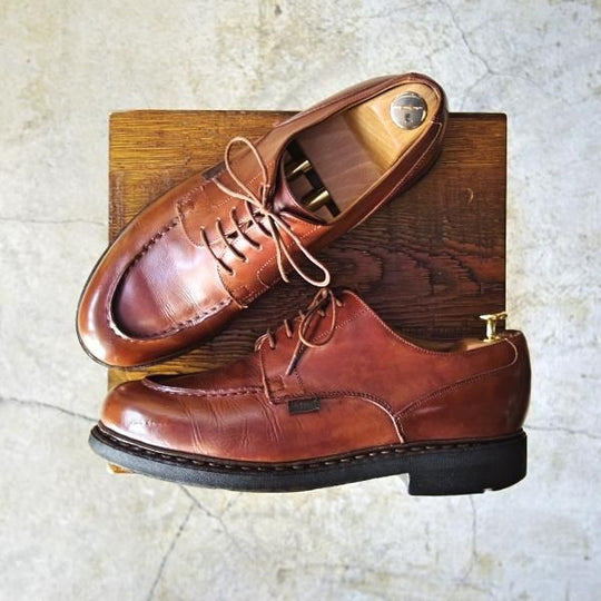 ★パラブーツ SIZE 7.5【★シャンボード/CHAMBORD/マロン】リスレザー/Uチップ/TEXソール/メンズ/Paraboot★d102