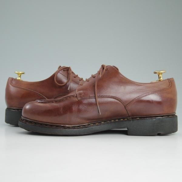 ★パラブーツ SIZE 7.5【★シャンボード/CHAMBORD/マロン】リスレザー/Uチップ/TEXソール/メンズ/Paraboot★d102