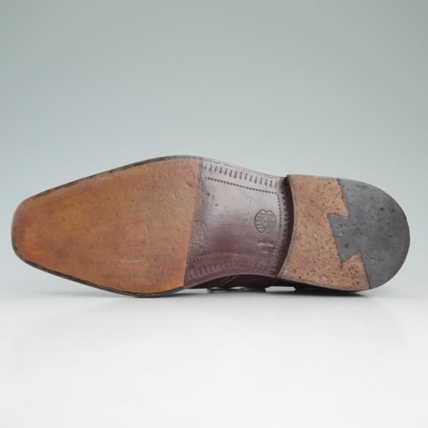 極美品★(伊)PERON&PERON SIZE 6.5【定価20万円以上★ノルベジェーゼ製法】ブラインドブローグ/赤茶/ペロン・エ・ペロン★d114