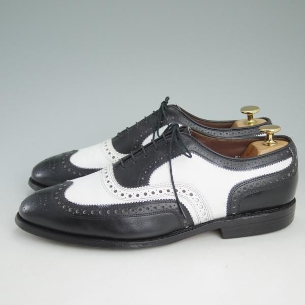 極上★(米)アレンエドモンズ 8D【★スペクテイターシューズ/BroadStreet/コンビ色】フルブローグ/ウイングチップ/ALLEN EDMONDS★d116