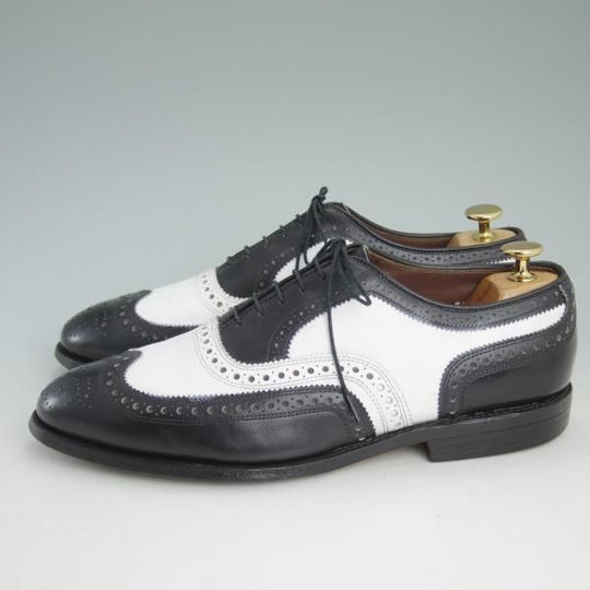 極上★(米)アレンエドモンズ 8D【★スペクテイターシューズ/BroadStreet/コンビ色】フルブローグ/ウイングチップ/ALLEN EDMONDS★d116