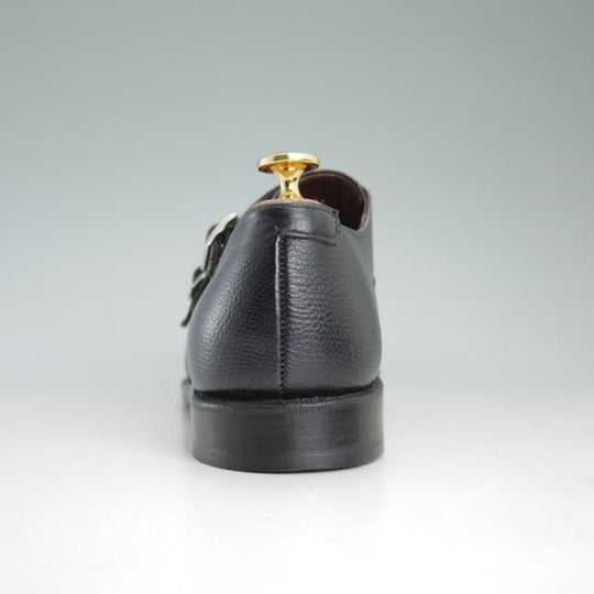 新品★(米)アレンエドモンズ 8D【定価￥135,000-★JA MORA 2.0】JOSEPH ABBOUD/ダブルモンク/グレインレザー/黒/ALLEN EDMONDS★d118