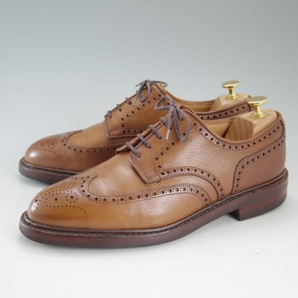 極上★クロケット&ジョーンズ 7.5E【定価￥88,560-★ダイナイトソール仕様/PEMBROKE】325ラスト/ペンブローク/茶/Crockett&Jones★d122