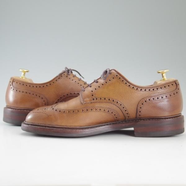極上★クロケット&ジョーンズ 7.5E【定価￥88,560-★ダイナイトソール仕様/PEMBROKE】325ラスト/ペンブローク/茶/Crockett&Jones★d122