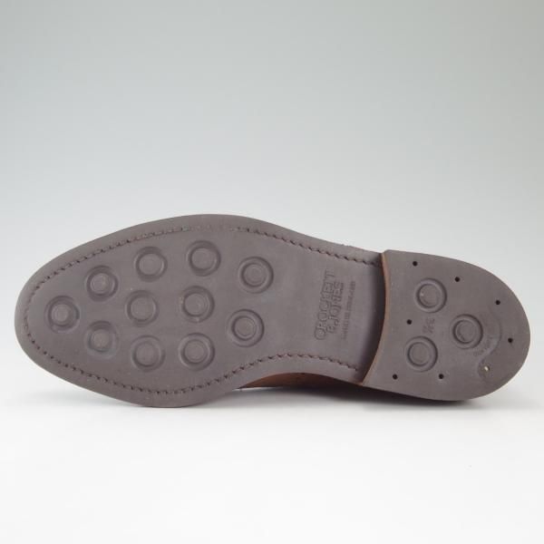 極上★クロケット&ジョーンズ 7.5E【定価￥88,560-★ダイナイトソール仕様/PEMBROKE】325ラスト/ペンブローク/茶/Crockett&Jones★d122