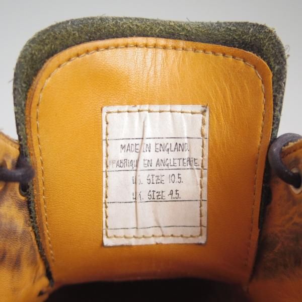 極上★(米)トムブラウン UK9.5/US10.5【定価10万円以上★英国製/ロングウイング】ぺブルグレイン/メンズ/黒/THOM BROWNE★d124