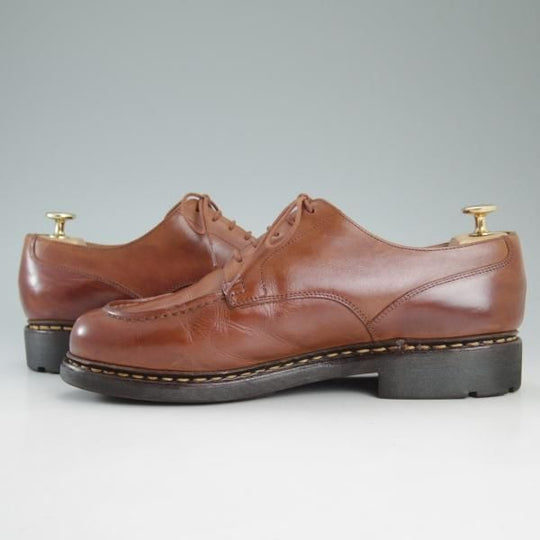 極上★パラブーツ SIZE 8【★シャンボード/CHAMBORD】ゴールド/TEXソール/リスレザー/カーフ/Uチップ/メンズ/Paraboot★d125