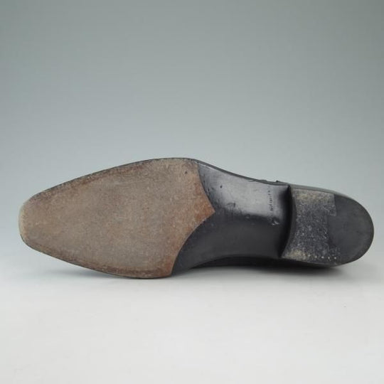 美品★ペルフェット SIZE 7【伊勢丹取扱い★フルブローグ/レイジーマン】ビナセーコー/P1126/カーフ/黒/Perfetto★d128