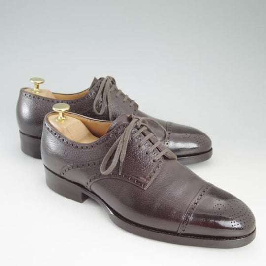 極上★(東欧)サンクリスピン SIZE 7【貴重★オーダー品/ダイナイトソール】インカカーフ/セミブローグ/サドル/Saint Crispin's★d131