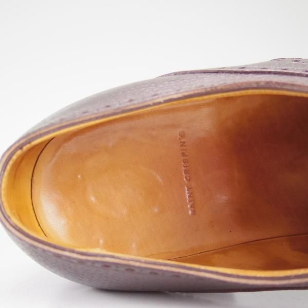 極上★(東欧)サンクリスピン SIZE 7【貴重★オーダー品/ダイナイトソール】インカカーフ/セミブローグ/サドル/Saint Crispin's★d131