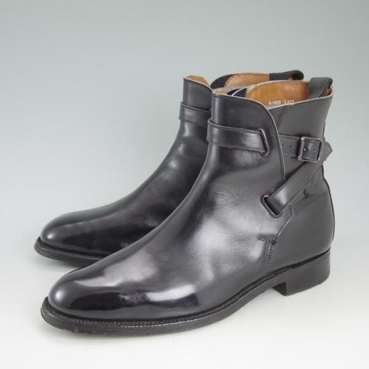 極上★(英国製)REGAL/リーガル UK6【上級★80's/ブリティッシュコレクション】ジョッパーブーツ/黒/REGAL BRITISH COLLECTION★d140