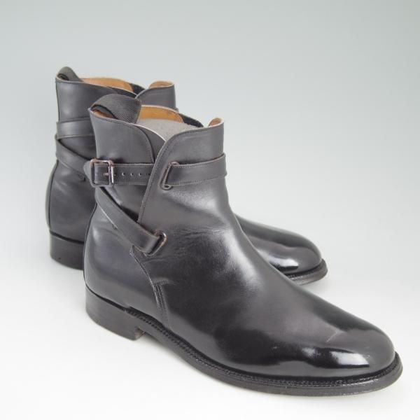 極上★(英国製)REGAL/リーガル UK6【上級★80's/ブリティッシュコレクション】ジョッパーブーツ/黒/REGAL BRITISH COLLECTION★d140