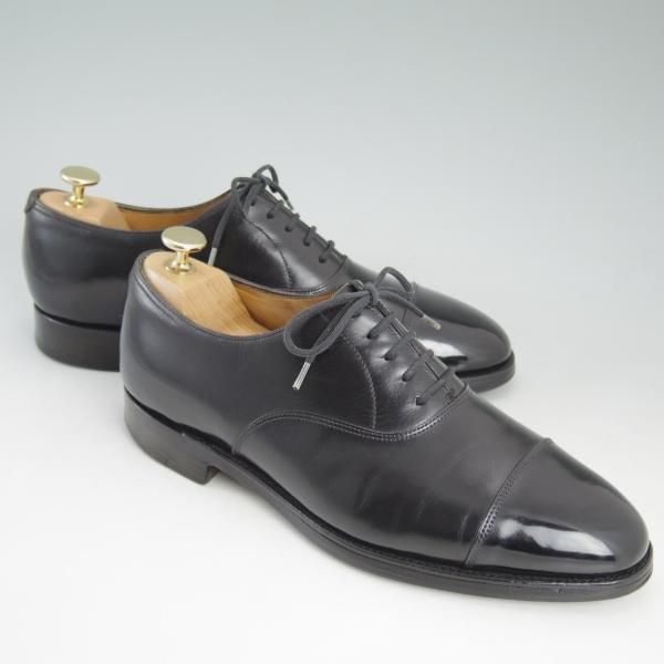 ★ジョンロブ 6.5E【貴重★8695ラストのCITY/シティ】ストレートチップ/カーフ/黒/JOHN LOBB★d143