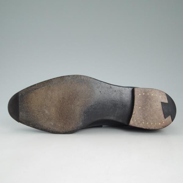 極上★クロケット&ジョーンズ 5.5D【上級★ハンドグレードライン/ネイビー色】TREVOR/カーフ/コインローファー/紺/Crockett&Jones★d146