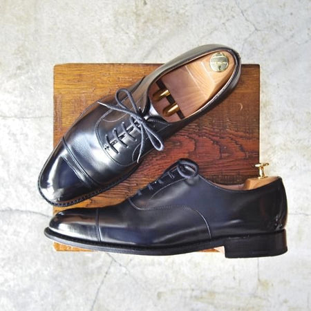 極上★チャーチ 80F/UK8【現行ロゴ★コンサル/CONSUL/173ラスト】ストレートチップ/カーフ/黒/メンズ/5都市ロゴ/Church's★d149