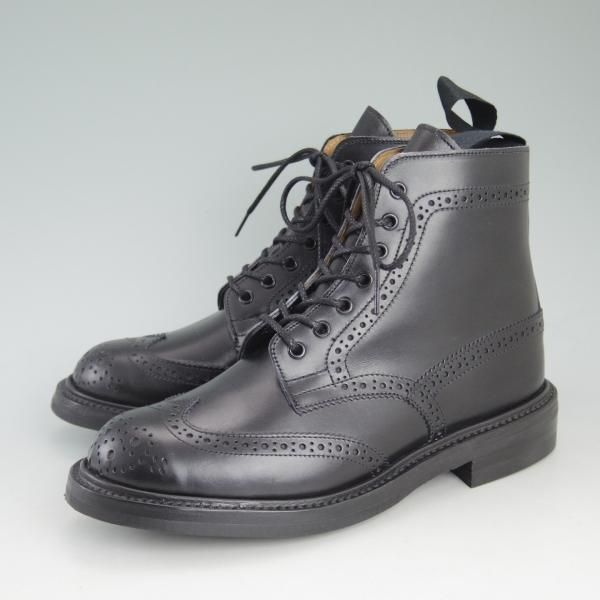 未使用★トリッカーズ(レディース) SIZE 5【ダイナイトソール★カントリーブーツ/L5180】ボックスカーフ/黒/Tricker's★d151