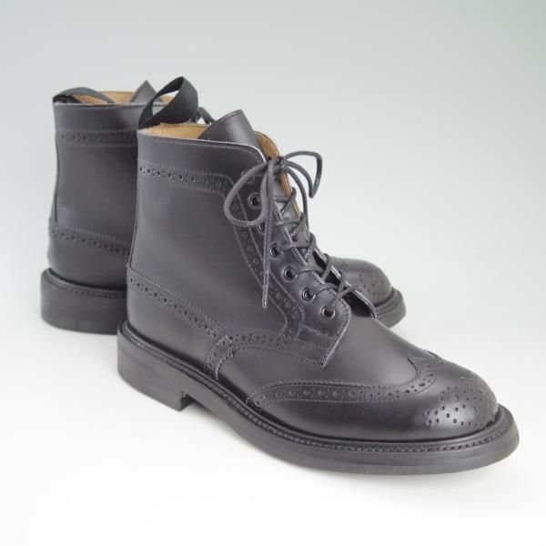 未使用★トリッカーズ(レディース) SIZE 5【ダイナイトソール★カントリーブーツ/L5180】ボックスカーフ/黒/Tricker's★d151