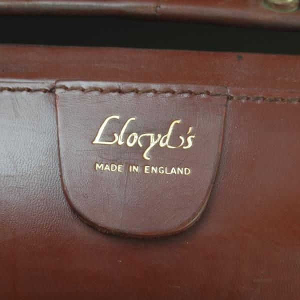 ★(英)Lloyd's/ロイズラゲッジ【ダレスバッグ/名店★ロイドフットウェア取扱い】茶/メンズ レザー ビジネス バッグ/茶/ロイド★N5295