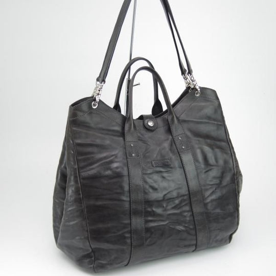 極上★ダニエル&ボブ【定価10.5万円★クロドーロ/ロディ/2WAY CULODORO RODI 】メンズ レザー トート バッグ/黒/Daniel&Bob★N5296
