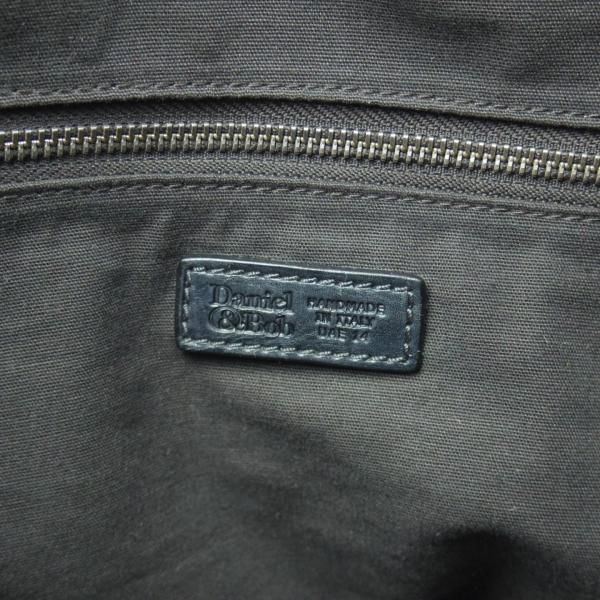 極上★ダニエル&ボブ【定価10.5万円★クロドーロ/ロディ/2WAY CULODORO RODI 】メンズ レザー トート バッグ/黒/Daniel&Bob★N5296