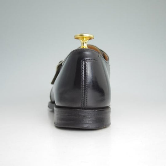 ★(英国製)G.RODSON/テクニック社製 SIZE 7【貴重★旧ジーロッドソン/ジェラールセネ/BOSTON】モンクストラップ/黒/カーフ★d157