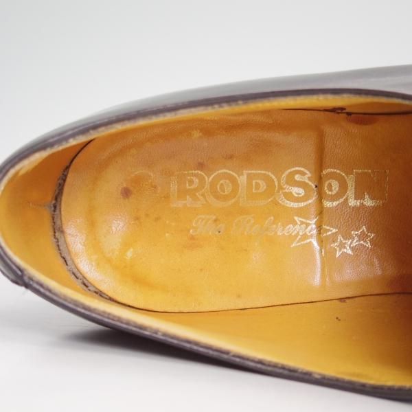 ★(英国製)G.RODSON/テクニック社製 SIZE 7【貴重★旧ジーロッドソン/ジェラールセネ/BOSTON】モンクストラップ/黒/カーフ★d157