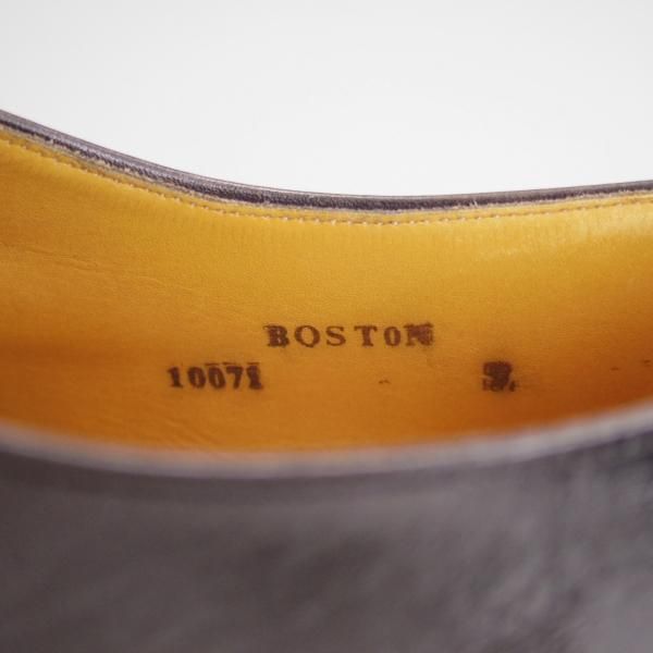 ★(英国製)G.RODSON/テクニック社製 SIZE 7【貴重★旧ジーロッドソン/ジェラールセネ/BOSTON】モンクストラップ/黒/カーフ★d157
