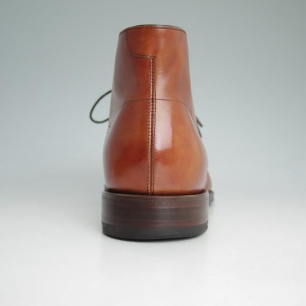 美品★シェットランドフォックス SIZE 8.5【定価￥58,320-★ブリストルシリーズ/チャッカブーツ/009F SF】カーフ/茶/Shetlandfox★d158